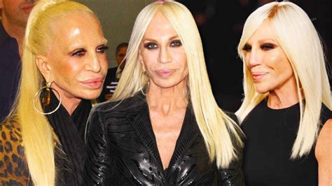 milano donatella versace|donatella versace face what happened.